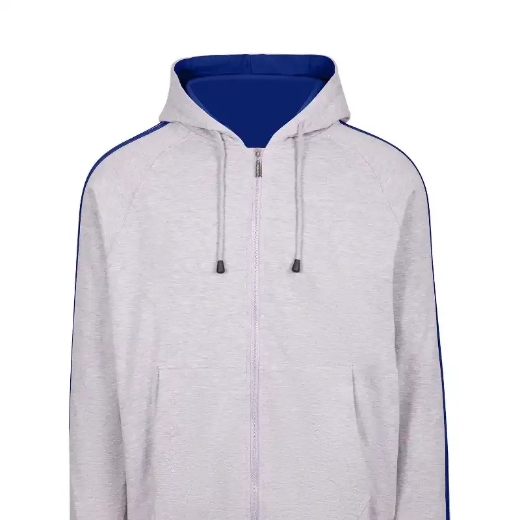 Picture of RAMO, Mens Unbrushed Stripe Sleeve Hoodie